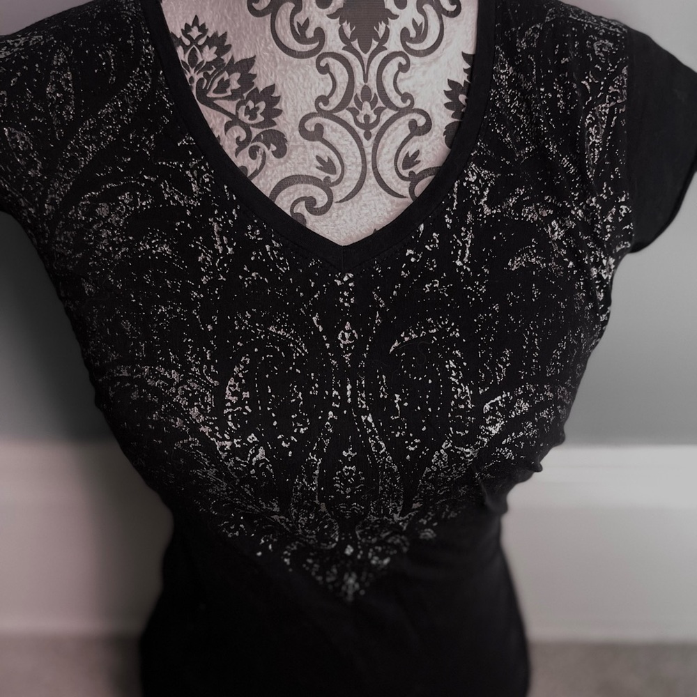 faded affliction-like top